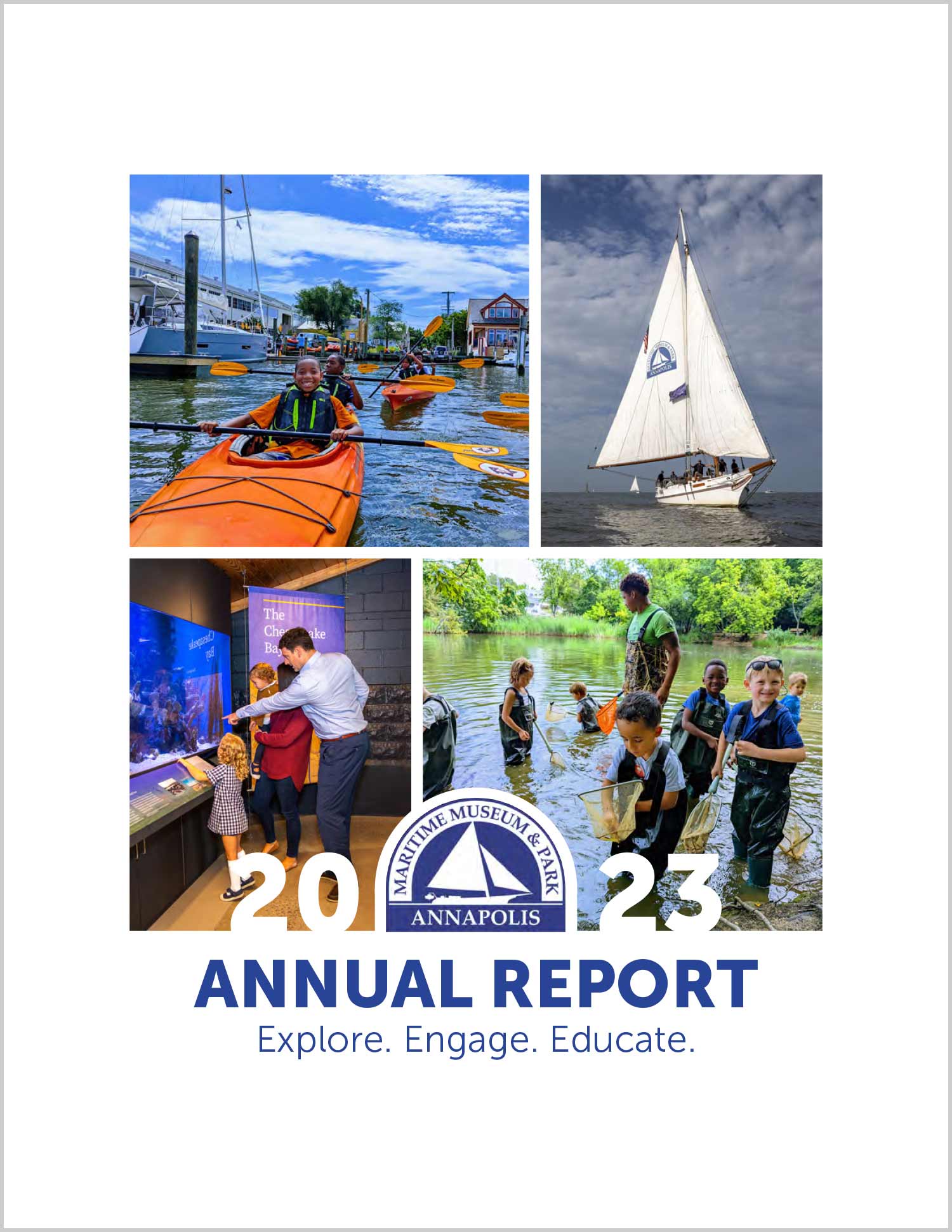 Annapolis Maritime Museum 2023 Annual Report Cover