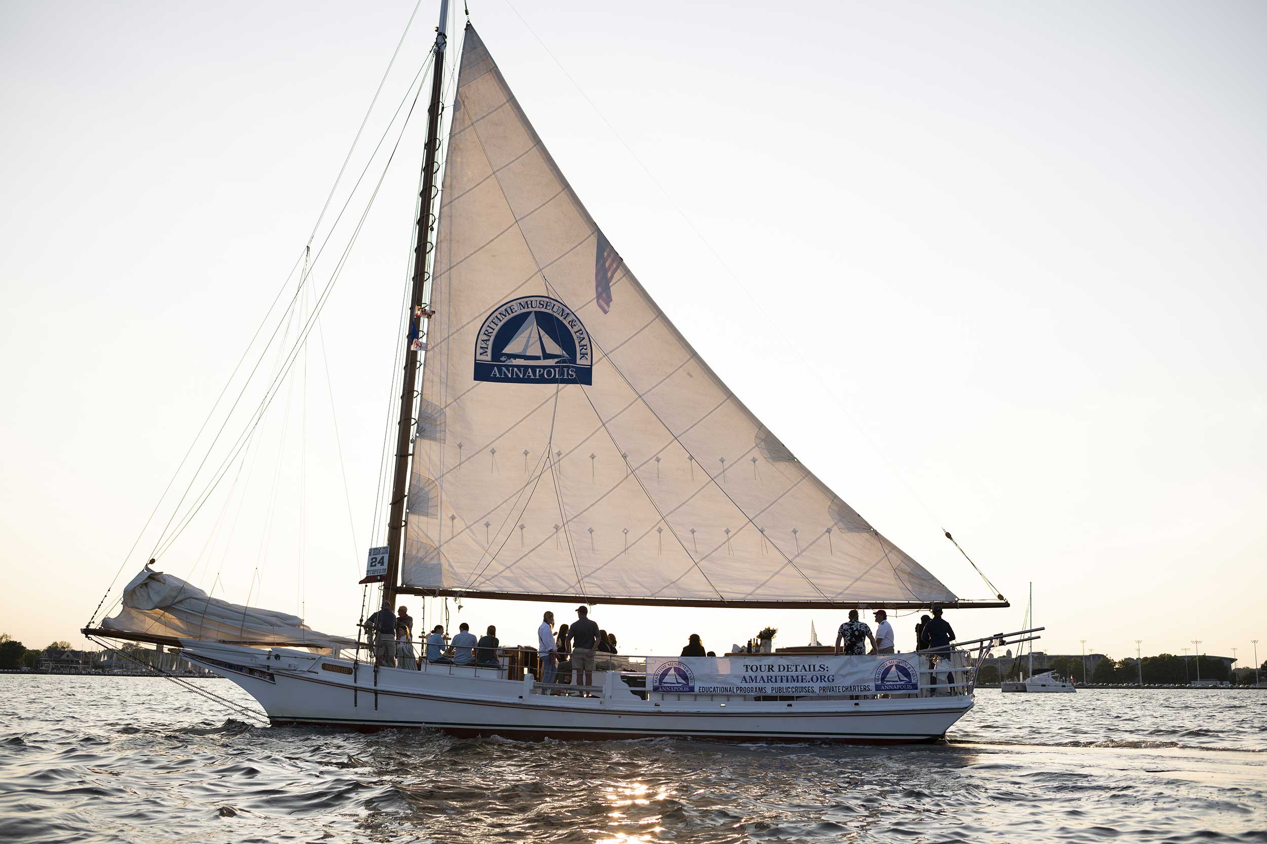 Wilma Lee Under Sail at Wednesday Night Races