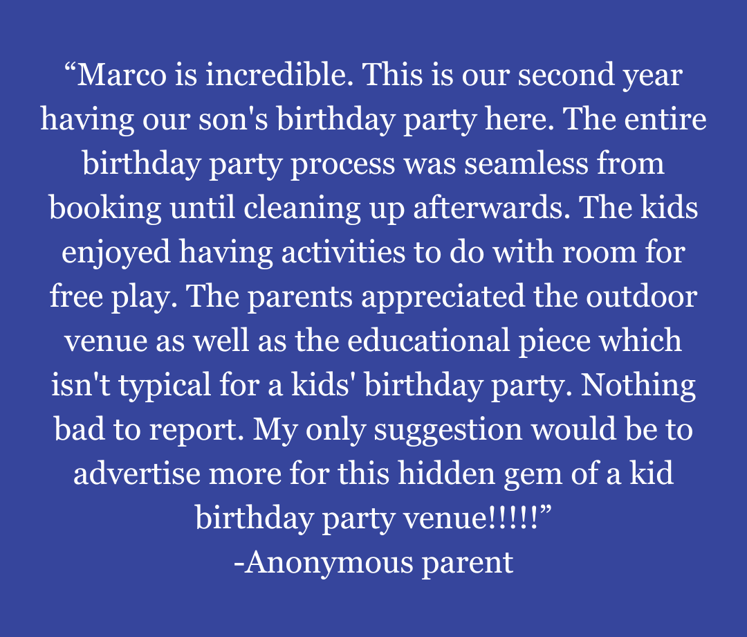 Kids Birthday Parties | The Annapolis Maritime Museum & Park